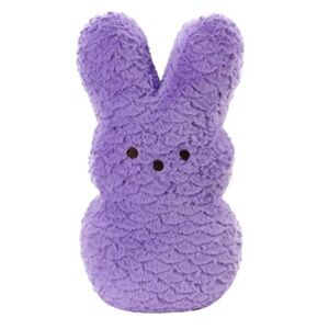 New! Peeps Purple Plush Shaggy Bunny, 17”, Easter Plush